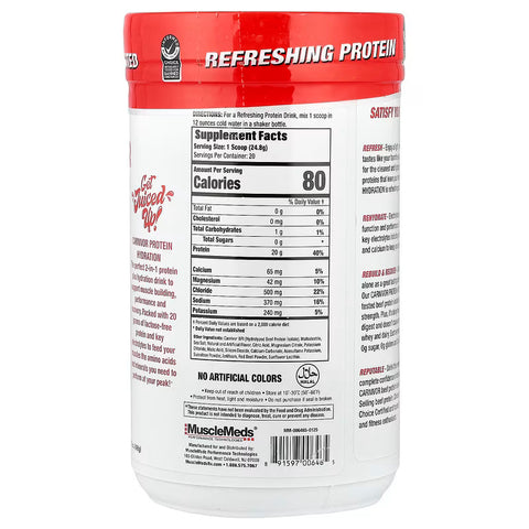 MuscleMeds Carnivor Protein Electrol & Hydration Watermelon 496 g