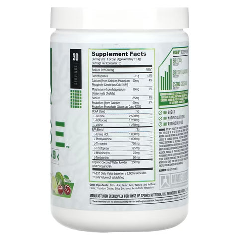 RYSE, BCAA + EAA COMPLEX AMİNO 30 Servis
