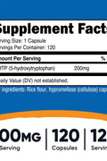 Nutricost 5-HTP 5-hidroksitriptofan 200 mg 120 Capsules