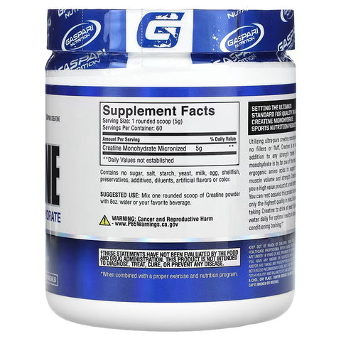 Gaspari Nutrition Creatine Monohydrate 300 g