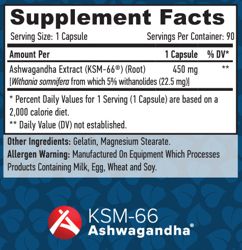 Haya Labs Ashwagandha KSM66 / 90 Caps