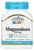 21st Century Magnesium Minerals Bone & Muscle Support 250 mg 110 Tablet