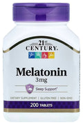 21st Century Melatonin 3 mg 200 Tablet