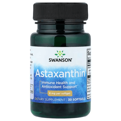 Swanson Astaxanthin Immune Health and Antioxidant Support 8 mg 30 Softgels