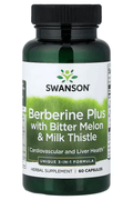 Swanson Berberine Plus with Bitter Melon & Milk Thistle Liver Health 60 Capsules