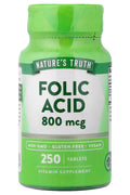 Nature's Truth Vitamin B9 Folate - Folic Acid 800 mcg 250 Tablet