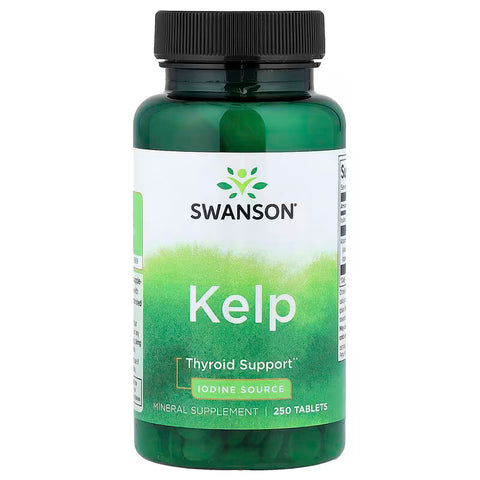 Swanson Atlantic Kelp Thyroid Iodine Support 250 Tablets