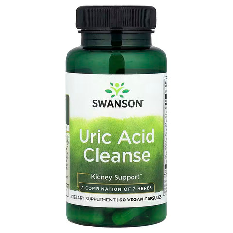 Swanson Uric Acid Cleanse Turmeric Yucca Kidney Detox Cleanse Formulas 60 Vegan Capsules