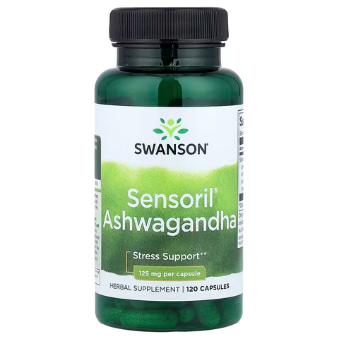 Swanson Sensoril Ashwagandha Stress Support 125 mg 120 Capsules
