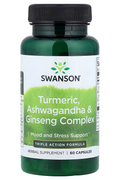Swanson Turmeric Ashwagandha Ginseng Complex 60 Capsules