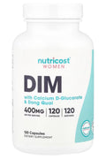 Nutricost Diindolylmethane DIM Women Dong Quai Calcium Glucarate 400mg 120 Caps