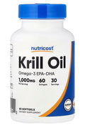 Nutricost Krill Oil Omega-3 EPA-DHA 60 Softgels
