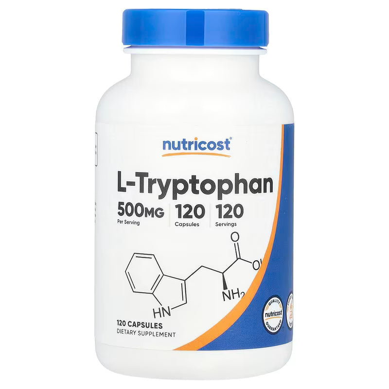 Nutricost L-Tryptophan Sleep 500 mg 120 Capsules – Supplementhane