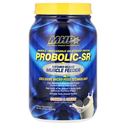 MHP, Probolic-SR Protein Pre & Post Workout & Glutamine & Arginine & Bcaa 972.4 g - Cookie Cream