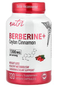 Nutri Berberine + Ceylon Cinnamon Weight loss 120 Vegan Capsules