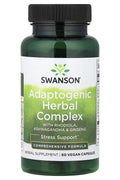 Swanson Adaptogenic Herbal Complex with Rhodiola Ashwagandha Astragalus Ginseng 60 Vegan Capsules
