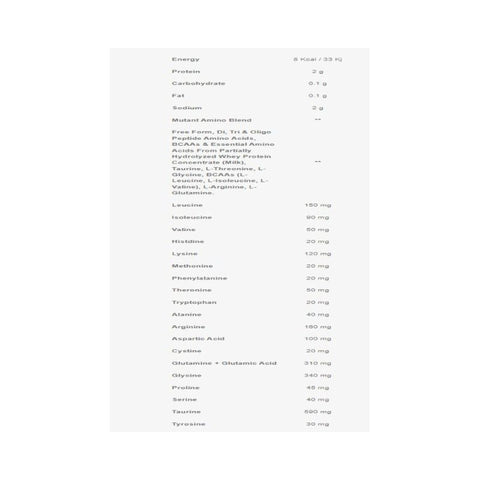 Mutant Amino 600 Tablet - 300 Servis