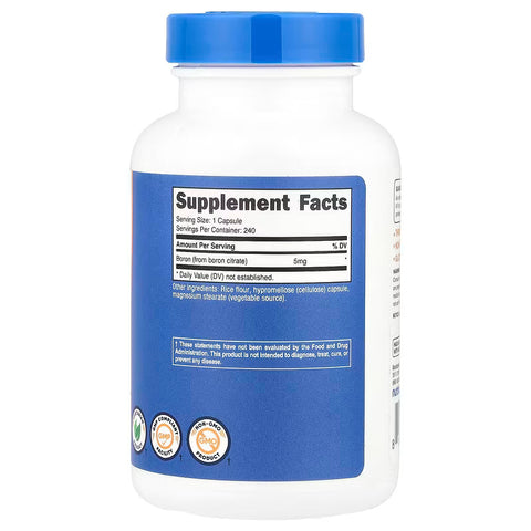 Nutricost Boron Citrate 5 mg 240 Capsules