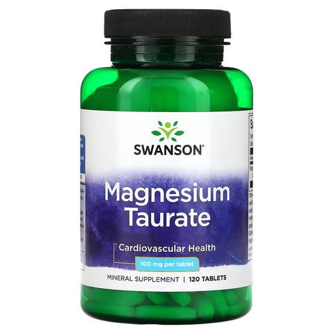 Swanson, Magnesium(Magnezyum) Taurate, 100 mg, 120 Tablet