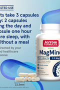 Jarrow Formulas Vegan MagMindo Magtein Magnesium L-Threonate Brain Health 90 Veggie Capsules