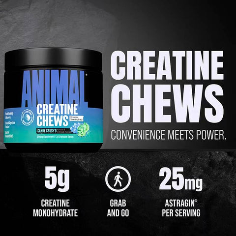 Animal Creatine Monohydrate Chews 120 Chewable Tablet