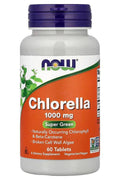 NOW Foods, Chlorella Klorofil ve Beta-Karoten Broken Algae 60 Tablets