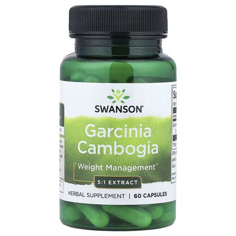Swanson Garcinia Appetite Control 5:1 Extract 60 Capsules