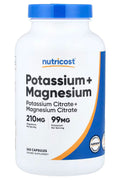 Nutricost Potassium Citrate + Magnesium Citrate 240 Capsules