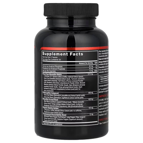 Force Factor SCORE! XXL Male Enhancement L-Citrulline , Panax ginseng , Horny Goat , Black Maca  60 Tablet