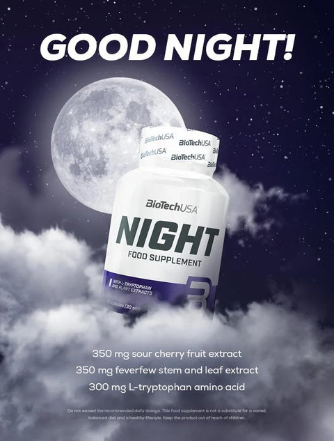 BIOTECH USA Night Tryptophan- 60 caps