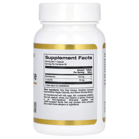 California Gold Nutrition B1 Benfotiamine 150 Mg - 90 vegan Kapsül