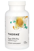 THORNE - Super EPA Pro - Omega-3 Fish Oil with EPA & DHA Brain & Cognitive 120 Softgels
