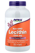 NOW Foods Lecithin Phospholipids Brain Choline 200 Softgels