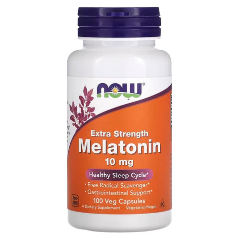 Now Foods, Extra Melatonin, 10 mg, 100 Veg Caps