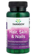 Swanson Hair Skin & Nails Beautifying inositol paba msm 60 Vegan Tablets