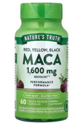 Nature's Truth Red, Yellow Black Maca 1,600 mg 60 Quick Release Capsules