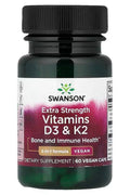Swanson Vitamin D3 K2 5000 IU 60 Vegan Caps