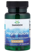 Swanson Pregnenolone Brain and Nervous System Support 10 mg 90 Vegan Capsules