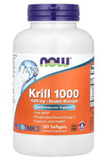 NOW Foods Krill Oil Omegas & Fish Oils EPA DHA 1000 120 Softgels