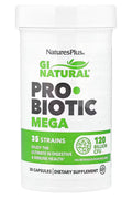 NaturesPlus GI Natural Probiotic Lactobacillus Mega 120 Billion CFU 30 Caps