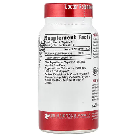 Nutri Urolithin A NAD+ Diacetate 30 Vegan Caps