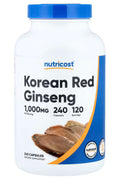 Nutricost Korean Red Asian Ginseng 240 Capsules
