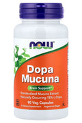 NOW Foods Dopa Mucuna Focus & Memory Formulas 90 Plant-Based Caps