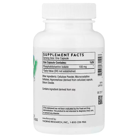 THORNE - Phosphatidylserine Brain & Cognitive 60 caps