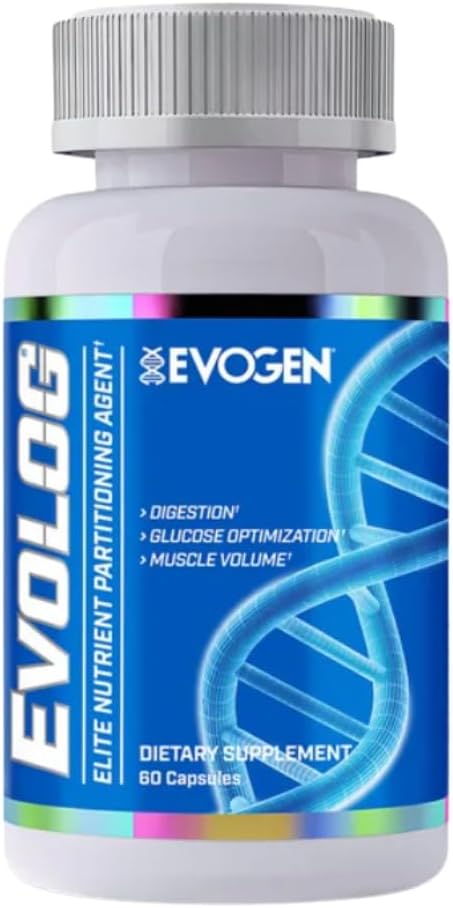 Evogen Evolog Glucose Dihydroberberine GDA Mass Gainer & Weight Gainer Supports Digestion Glucose Optimization Muscle Volume 60 Caps