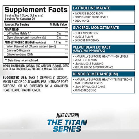 BPI Sports Pump Preworkout Formula Supplement - Mike O’Hearn