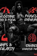 Insane Labz Psychotic Gold High Stimulant PreWorkout Energy Focus, Pump Beta Alanine DMAE Bitartrate NO Booster 60 Servis
