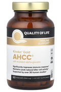Quality of Life Kinoko Gold AHCC Immune Support With Acylated Alpha-Glucans 500 mg 60 Vegicaps