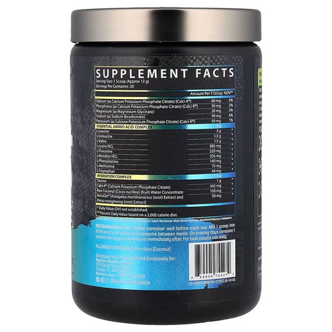 Nutrex Research EAA Hydration Essential Amino Acid Complex 390 g - Blueberry Lemonade