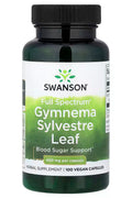 Swanson Full Spectrum Gymnema Sylvestre Leaf Blood Sugar Support Traditional Ayurvedic 100 Caps